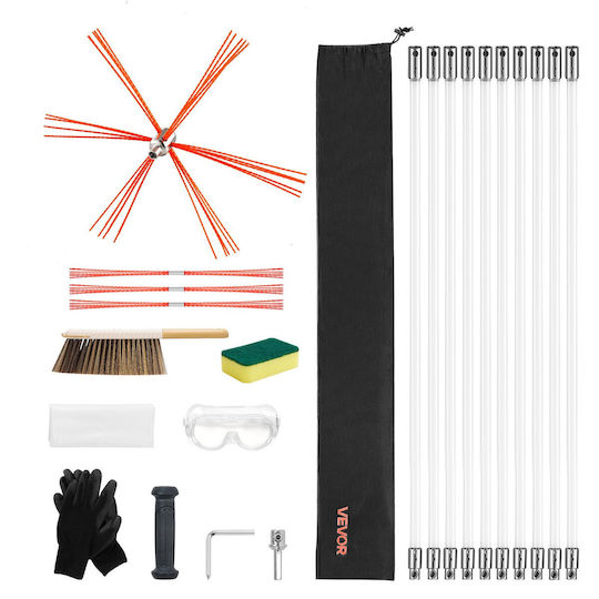 Vevor Metallic Chimney Cleaning Brush Square