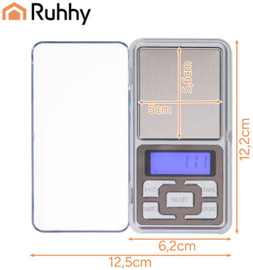 Ruhhy Electronic Precision Commercial Scale with Division 200gr