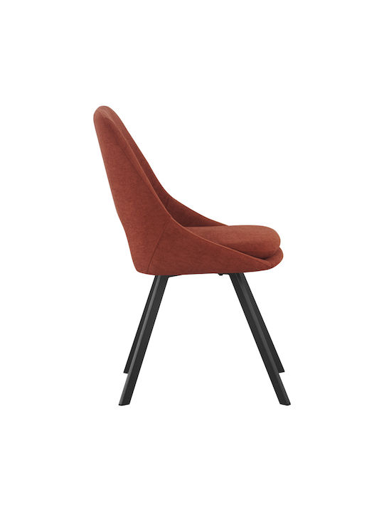 Initiate Dining Room Metallic Chair Terracotta 48x57x85cm 2pcs