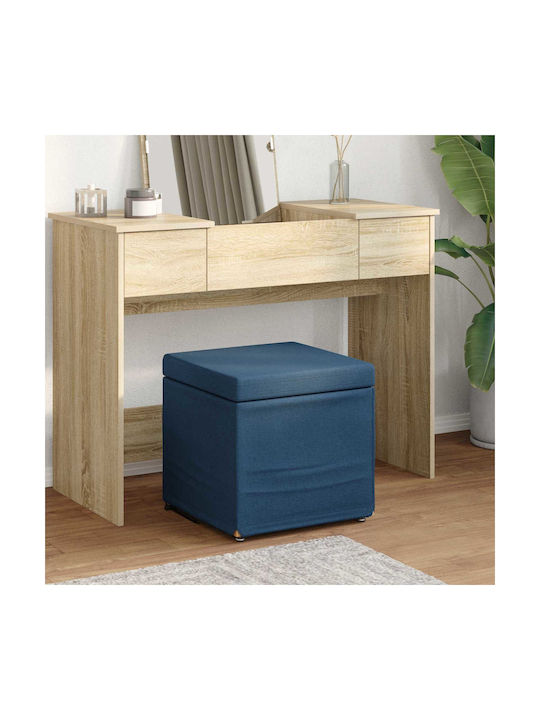 Табуретка Дневна стая Текстил Синьо 41x41x40бр