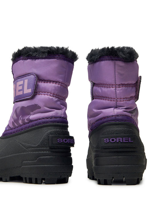 Παιδικές Μπότες Χιονιού Μωβ