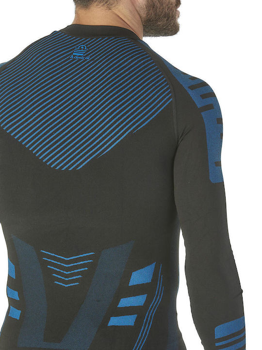 Admiral Herren Thermo Langarmshirt Schwarz