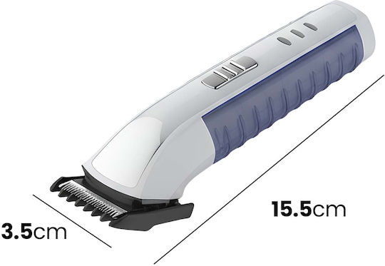 Avizar Compact Rechargeable 3w Cordless Hair Clipper Grey