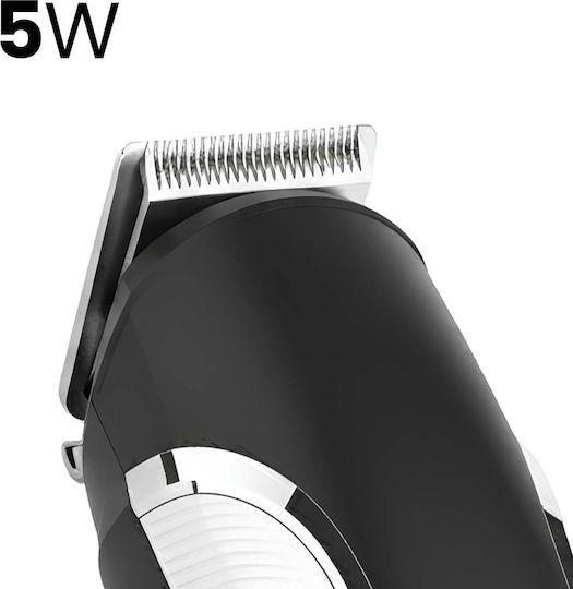Avizar 5w Презареждаема Usb Безжична Многофункционална Машинка За Подстригване Led Дисплей Бял Черен