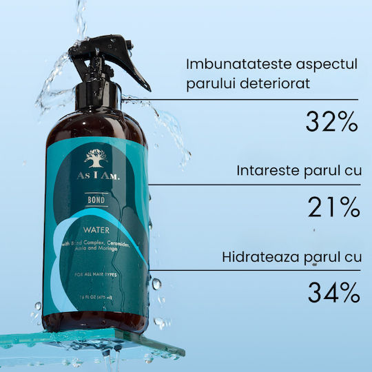 As I Am Bond Water Spray 473ml Feuchtigkeitsspendendes Reparaturspray Wasser