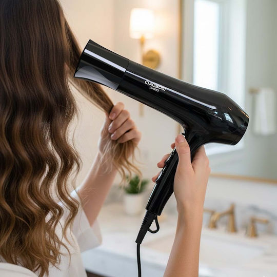 Hair Dryer 4500w Ultra-fast Hot Cold Air Function Black