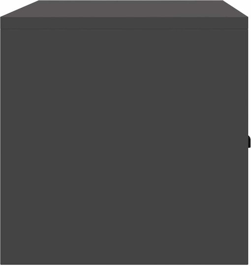Ντουλάπι Γραφείου Μεταλλικό Μαύρο 90x40x40cm