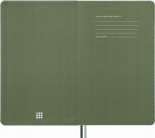 Moleskine Notes Σημειωματάριο Ριγέ Πράσινο