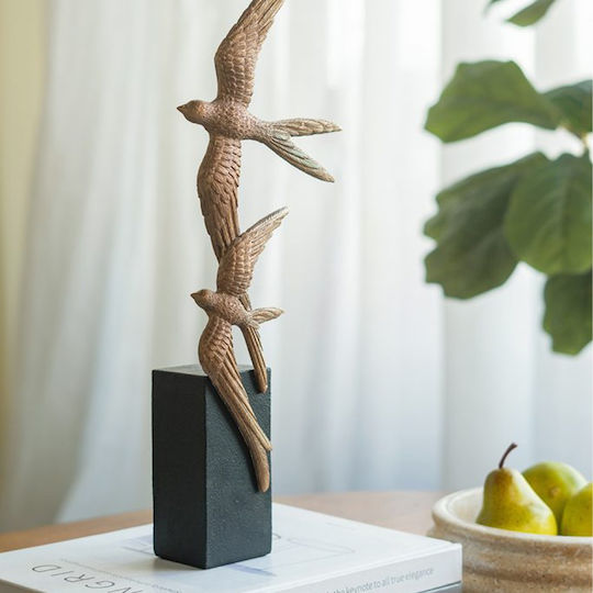 Artekko Διακοσμητικό Πουλί από Μέταλλο 12.5x7x40cm