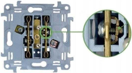 Kontakt-Simon Wall Switch Two-Way Black