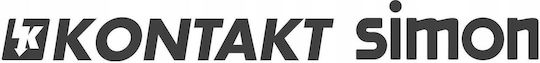 Kontakt-Simon Wall Switch Two-Way Black