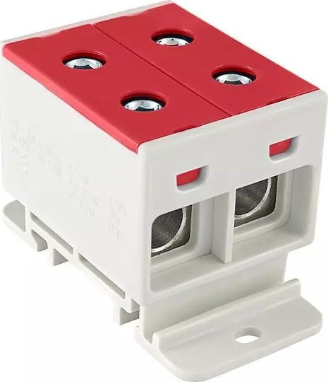 Incobex 2-way 35mm2 Red Busbar Terminal Zgx-2x35 Red Ene-00170