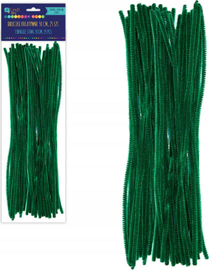 Dalprint Creative Wires Dark Green 30cm 25 Pieces