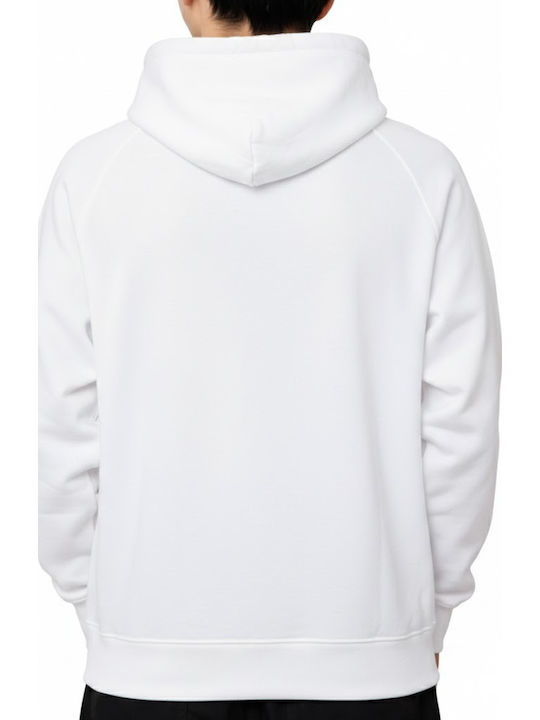Hoodie Metallica Logo Art Rock Avenue White