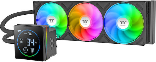 Thermaltake TH360-S v3 Υδρόψυξη AIO CPU με 3 Ανεμιστήρες 120mm και ARGB Φωτισμό