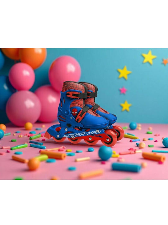 Stamp Spiderman Inline Αυξομειούμενα Rollers Πολύχρωμα Παιδικά