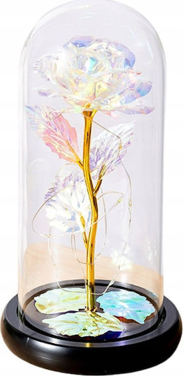 Lean Toys Decorative LED Light Warm White Forever Rose 21x11 cm