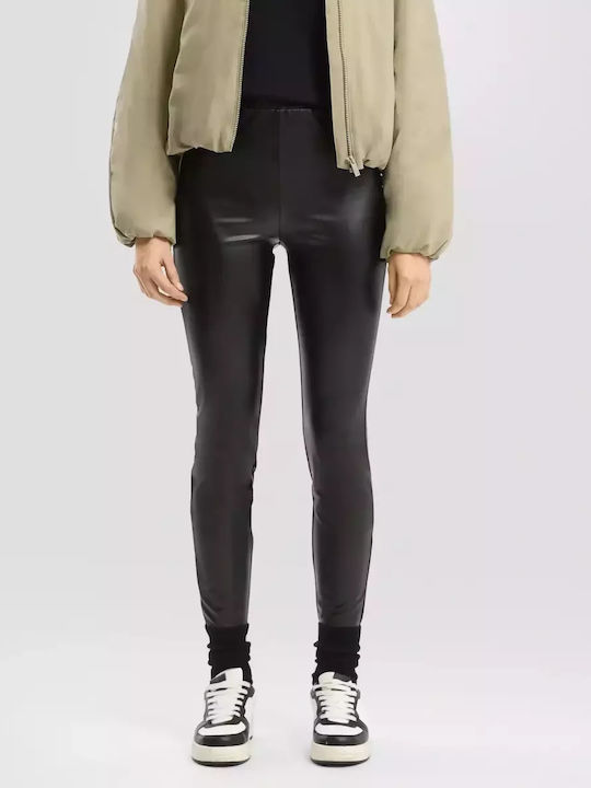 Damen Stoff Hose in Enger Passform Black