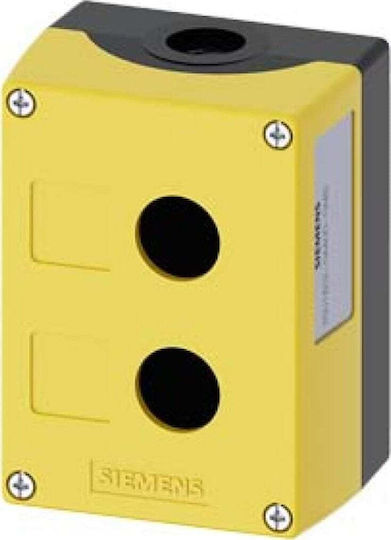 Siemens Control Housing 22mm Devices Yellow 3su1802-0aa00-0ab2