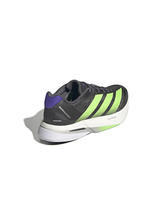 Adizero Boston 13 Ανδρικά Αθλητικά Παπούτσια Running Γκρι Χρώμα