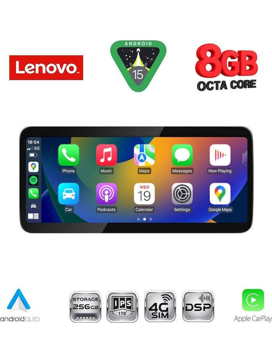 Lenovo Lenovo Auto-Audiosystem für BMW G30 2018-2024 (Bluetooth/USB/Eingebautes Wi-Fi / 3G/GPS/Apple CarPlay/Android Auto) mit Touchscreen 10.33" LVK 18969_CPA