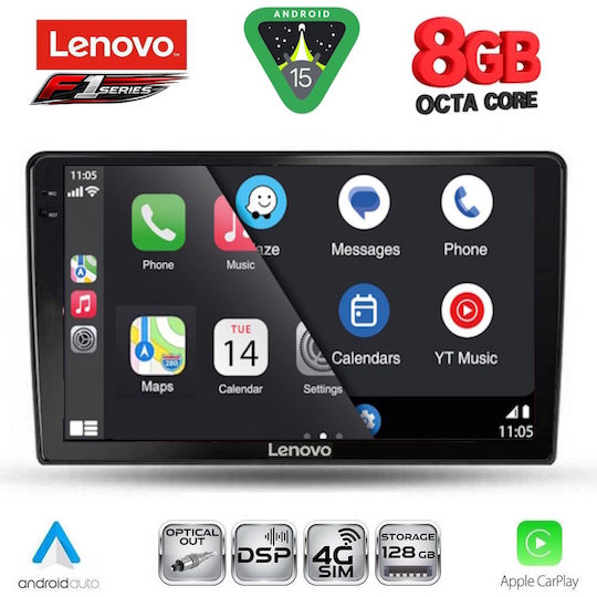 Lenovo Car Audio System for Alfa Romeo Giulietta 2014-2020 (Bluetooth/USB/WiFi/GPS/Apple-Carplay/Android-Auto) with Touch Screen 10"