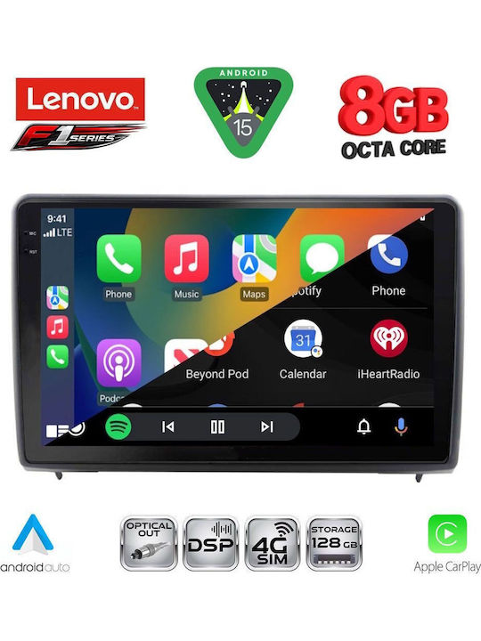 Lenovo Car Audio System for Ford EcoSport 2018-2023 (Bluetooth/USB/WiFi/GPS/Apple-Carplay/Android-Auto) with Touch Screen 10"