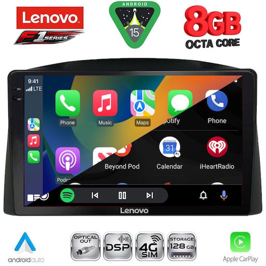Lenovo Car Audio System for Jeep Grand Cherokee 2005-2007 (Bluetooth/USB/WiFi/GPS/Apple-Carplay/Android-Auto) with Touch Screen 10"