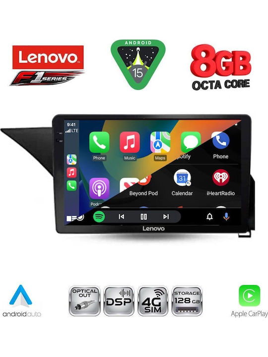 Lenovo Car Audio System for Mercedes-Benz E Class 2009-2016 (Bluetooth/USB/WiFi/GPS/Apple-Carplay/Android-Auto) with Touch Screen 10"
