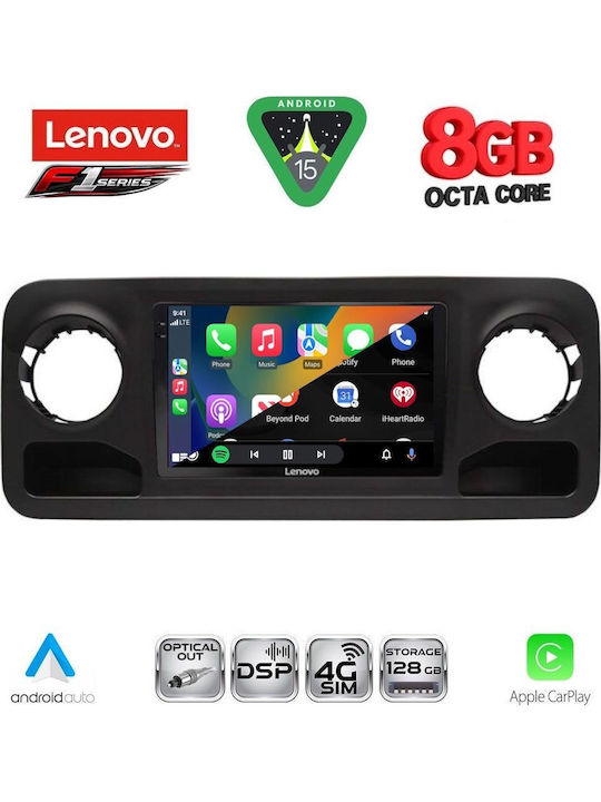 Lenovo Car Audio System for Mercedes-Benz Sprinter 2018 (Bluetooth/USB/WiFi/GPS/Apple-Carplay/Android-Auto) with Touch Screen 10"