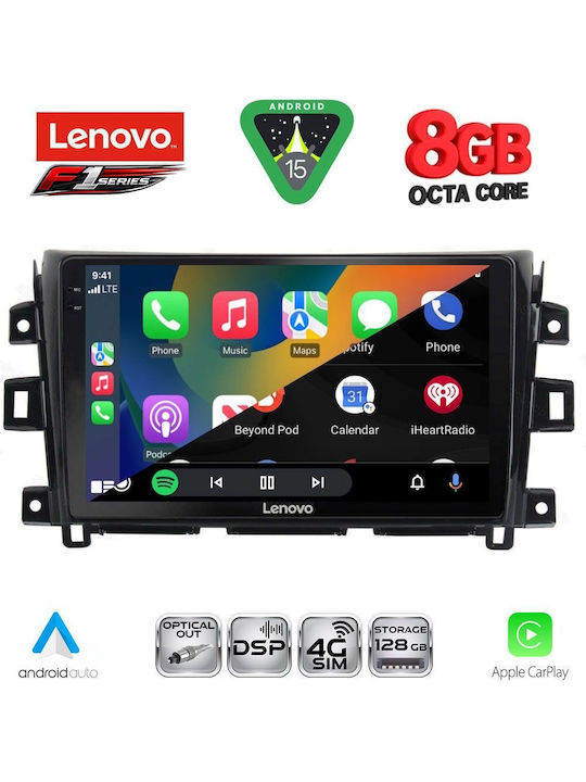 Lenovo Car Audio System for Nissan Navara 2016 (Bluetooth/USB/WiFi/GPS/Apple-Carplay/Android-Auto) with Touch Screen 10"