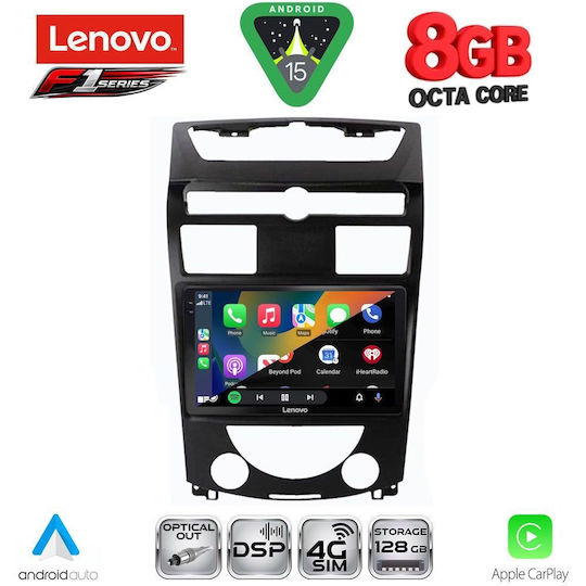 Lenovo Car Audio System for Ssangyong Rexton 2006-2015 (Bluetooth/USB/WiFi/GPS/Apple-Carplay/Android-Auto) with Touch Screen 10"
