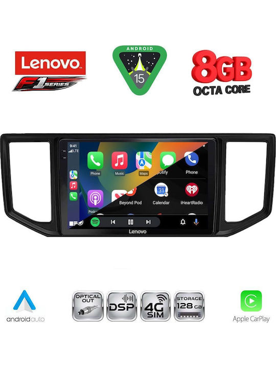 Lenovo Car Audio System for Volkswagen Crafter 2017 (Bluetooth/USB/WiFi/GPS/Apple-Carplay/Android-Auto) with Touch Screen 10"