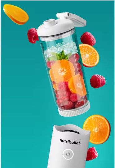 NutriBullet Flex Μπλέντερ με Πλαστική Κανάτα 590 ml 7.4V Tangerine Orange