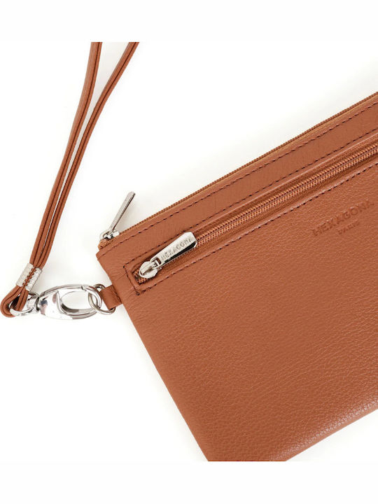 Leather Women's Wallet Classic Tabac Brown