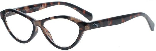 Frog Optical Reading Glasses +1.25 in Brown color