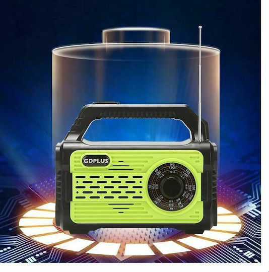 Autonomous Solar Lighting System with Light System , Radio , Flash Light & Charger GD-8076