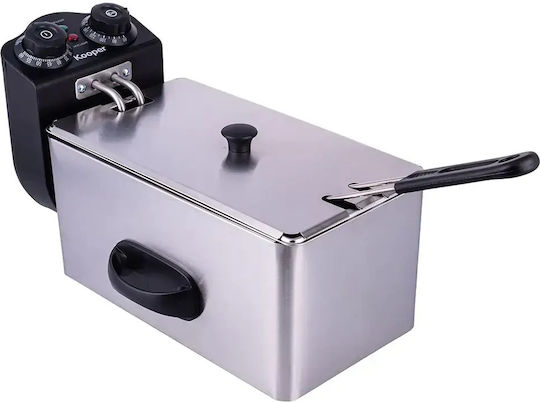Kooper 5925044 Φριτέζα 3lt Ασημί