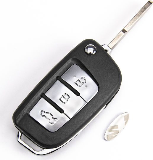 Foldable Key Shell Ford Fiesta Focus Mondeo Galaxy Kuga S C Max 3 Buttons