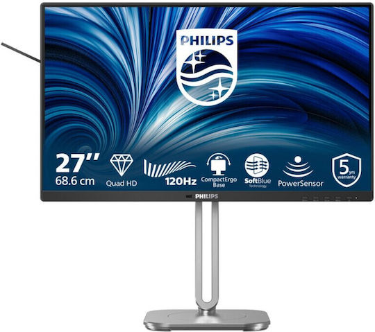 Philips 27B2N4500 IPS Monitor 27" QHD 2560x1440 with Response Time 4ms GTG