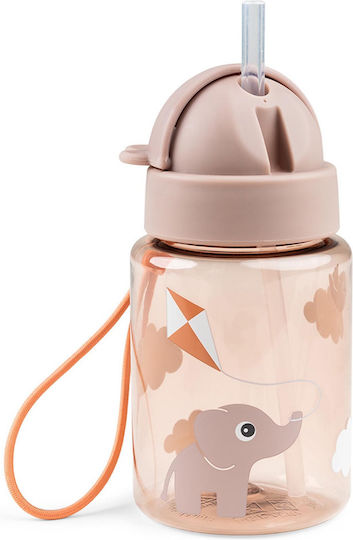 Done by Deer Feeding Set made of Plastic with Non-Slip Base Pink 3pcs