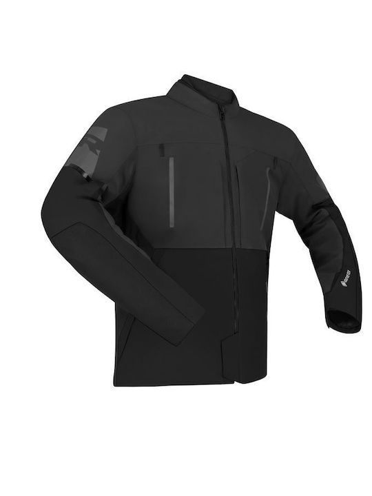 Richa Orion Herren Motorradjacke 4 Jahreszeiten Wasserdicht Schwarz
