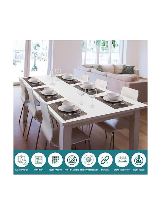 Belle Vous Placemats Plastic Maro 44.5x30cm 6buc