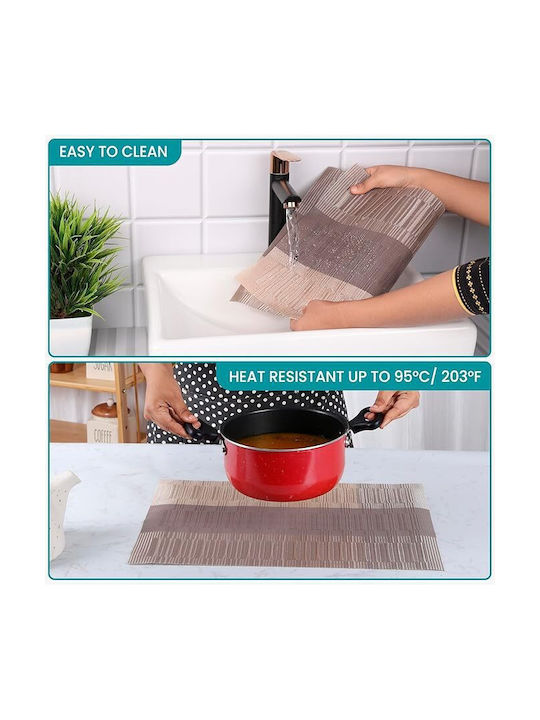 Belle Vous Placemats Plastic Maro 44.5x30cm 6buc