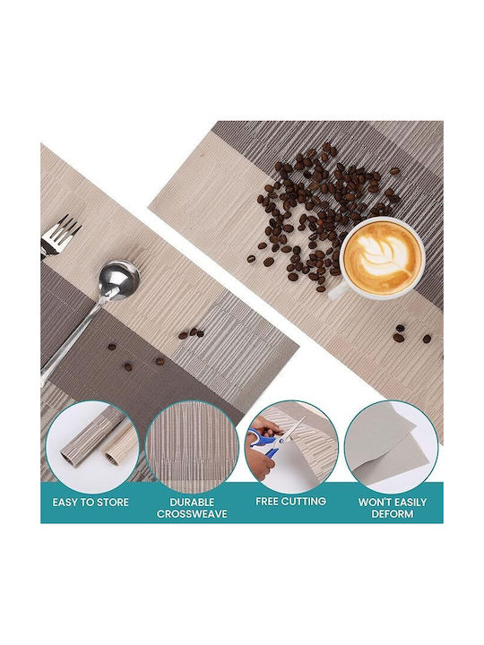 Belle Vous Placemats Plastic Maro 44.5x30cm 6buc