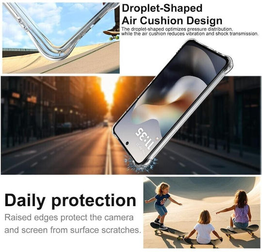 Imak Umschlag Rückseite Silikon Transparent (Moto G56)