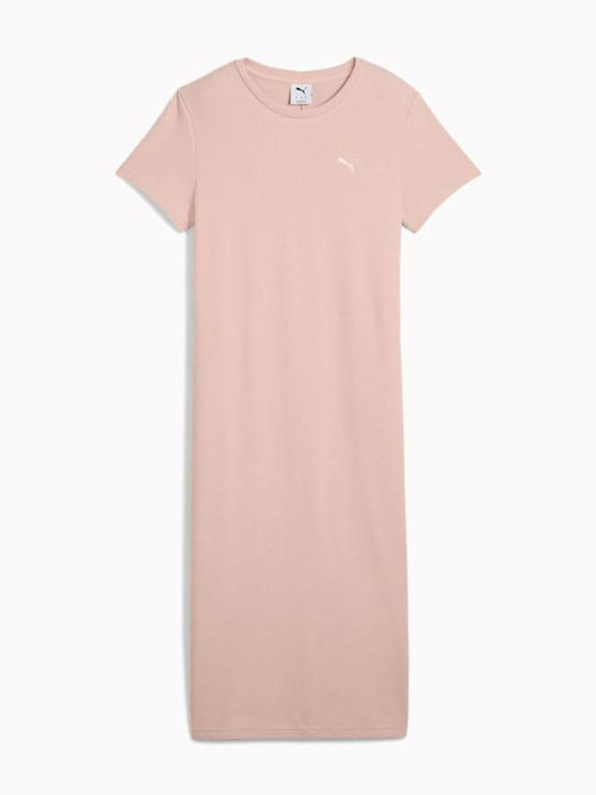 Kleid Puma Her Kleid Pink Damen