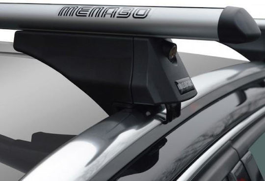 Menabo Aluminum Car Roof Bars Tiger XL Silver 131.5 Cm Silver Color Audi Q8 4m 5 Doors 2018 Flush Or Raised Rails 2 Pieces 8500/mb Menabo Mp.8500/mb-14