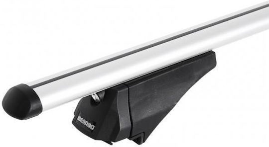 Menabo Aluminum Car Roof Bars Tiger XL Silver 131.5 Cm Silver Color Audi Q5 8R 5 Doors 2008>2016 Flush Or Raised Rails 2 Pieces 8500/MB Menabo MP.8500/MB-11