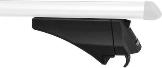 Menabo Aluminum Car Roof Bars Tiger XL Silver 131.5 Cm Silver Color BMW X4 G02 5 Doors 2018 Flush Or Raised Rails 2 Pieces 8500/mb Menabo Mp.8500/mb-22